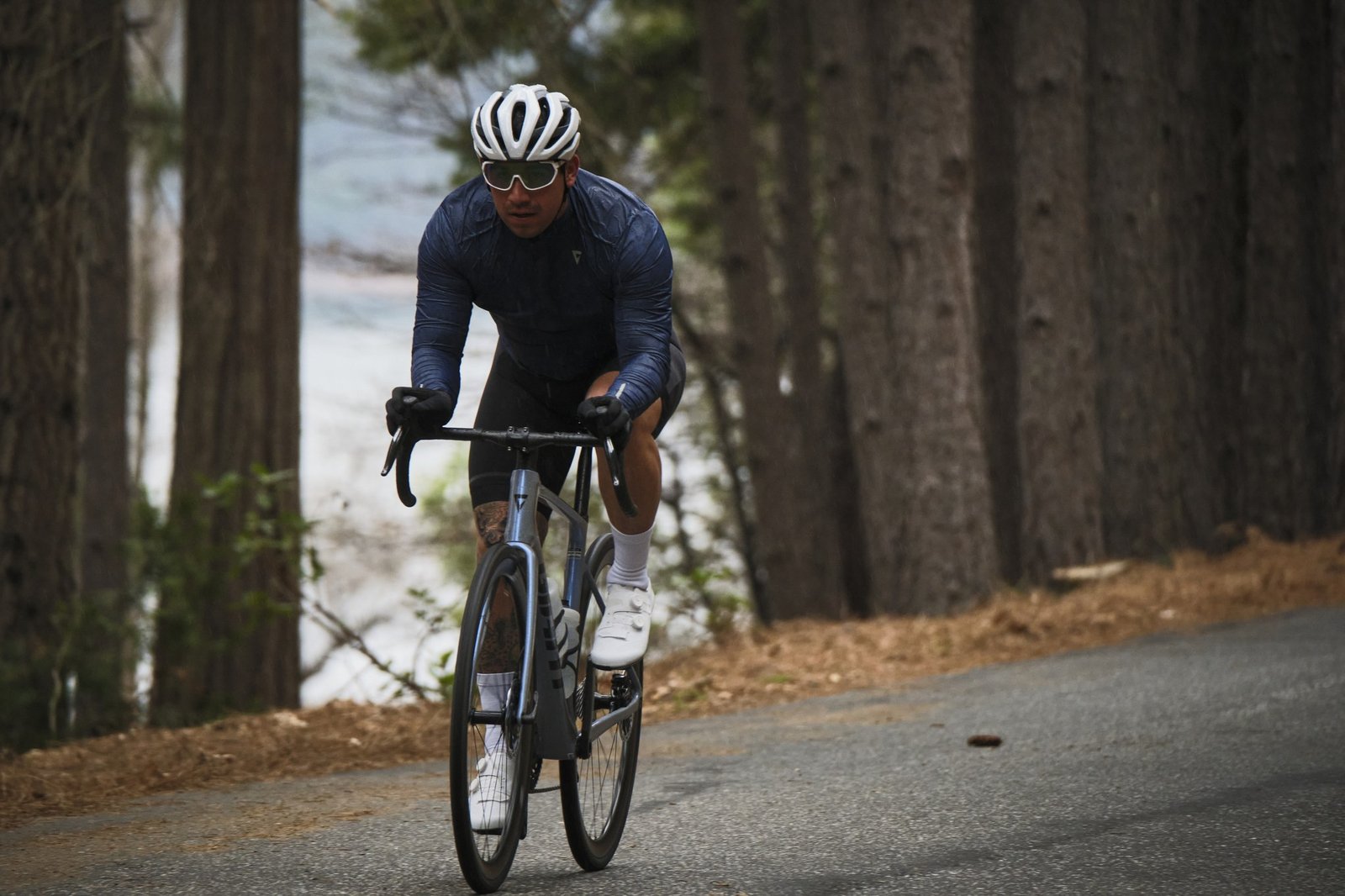 Giant Defy Advanced Pro 2 riding in action