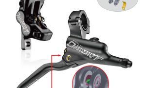 TEKTRO Orion 4 Piston Front Left Brake and caliper c/w mount